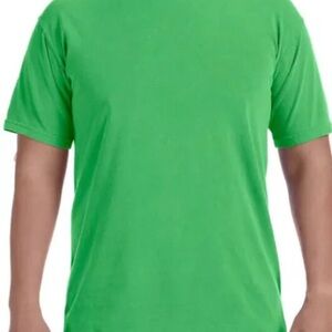 COMFORT COLORS T-SHIRT (1717) ADULT LARGE - NEON GREEN - NEW
